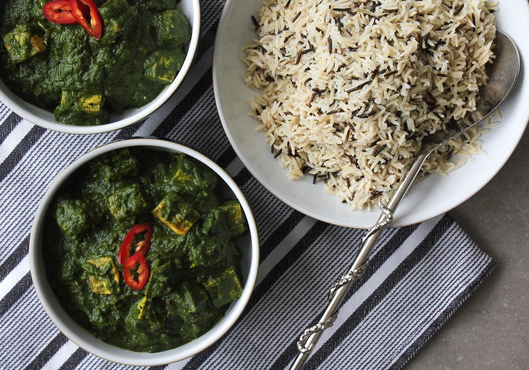 Tofu Palak Paneer Curry