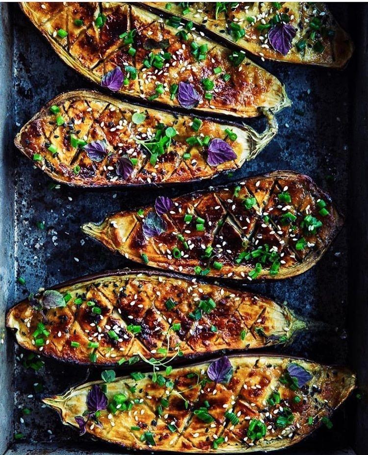 Miso Glazed Eggplant