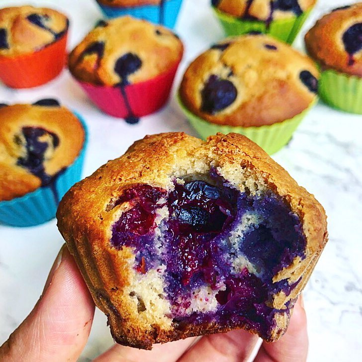 Oatmeal Blueberry Muffins