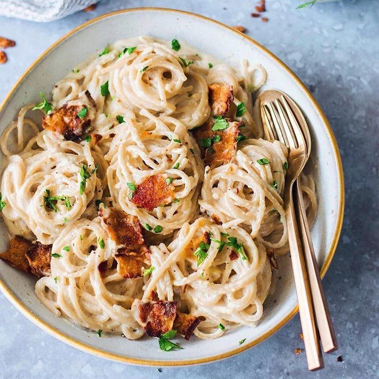 Vegan Spaghetti Carbonara