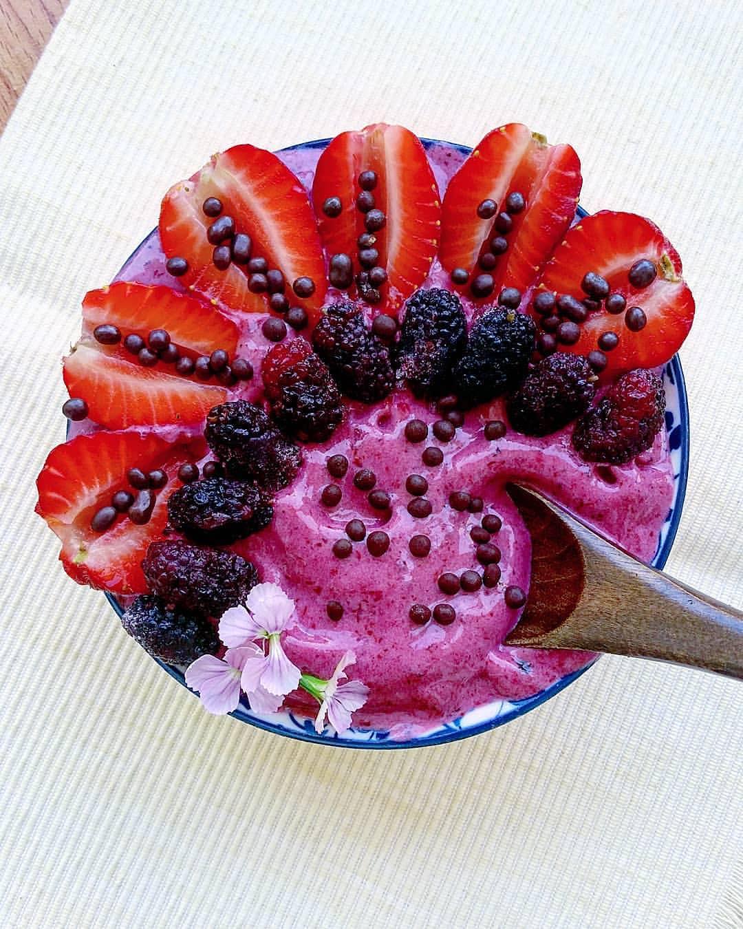 Pink Mulberry Breakfast Bowl
