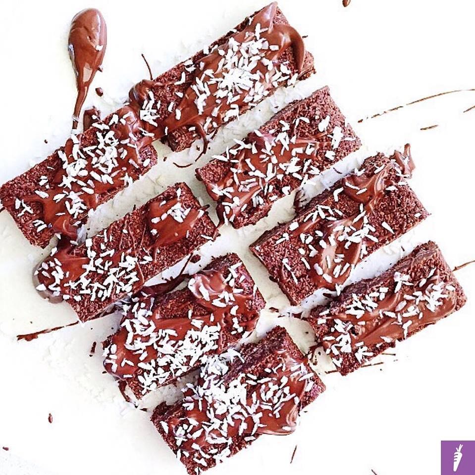 Double Choc Pumpkin & Coconut Slice