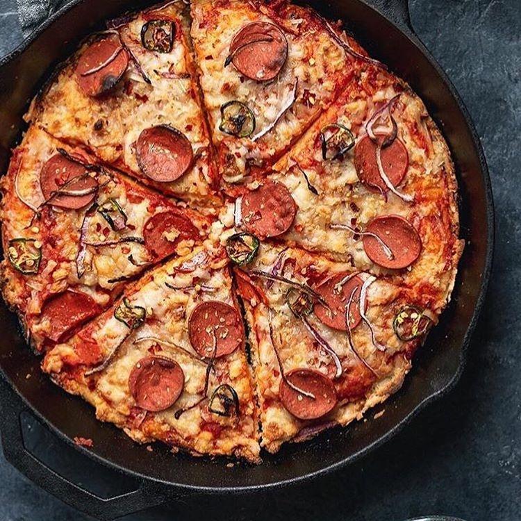 Vegan Pepperoni Pan Pizza
