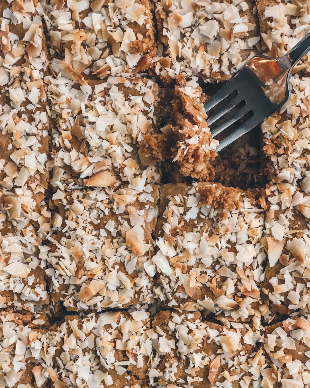 Gluten Free Coconut Blondies