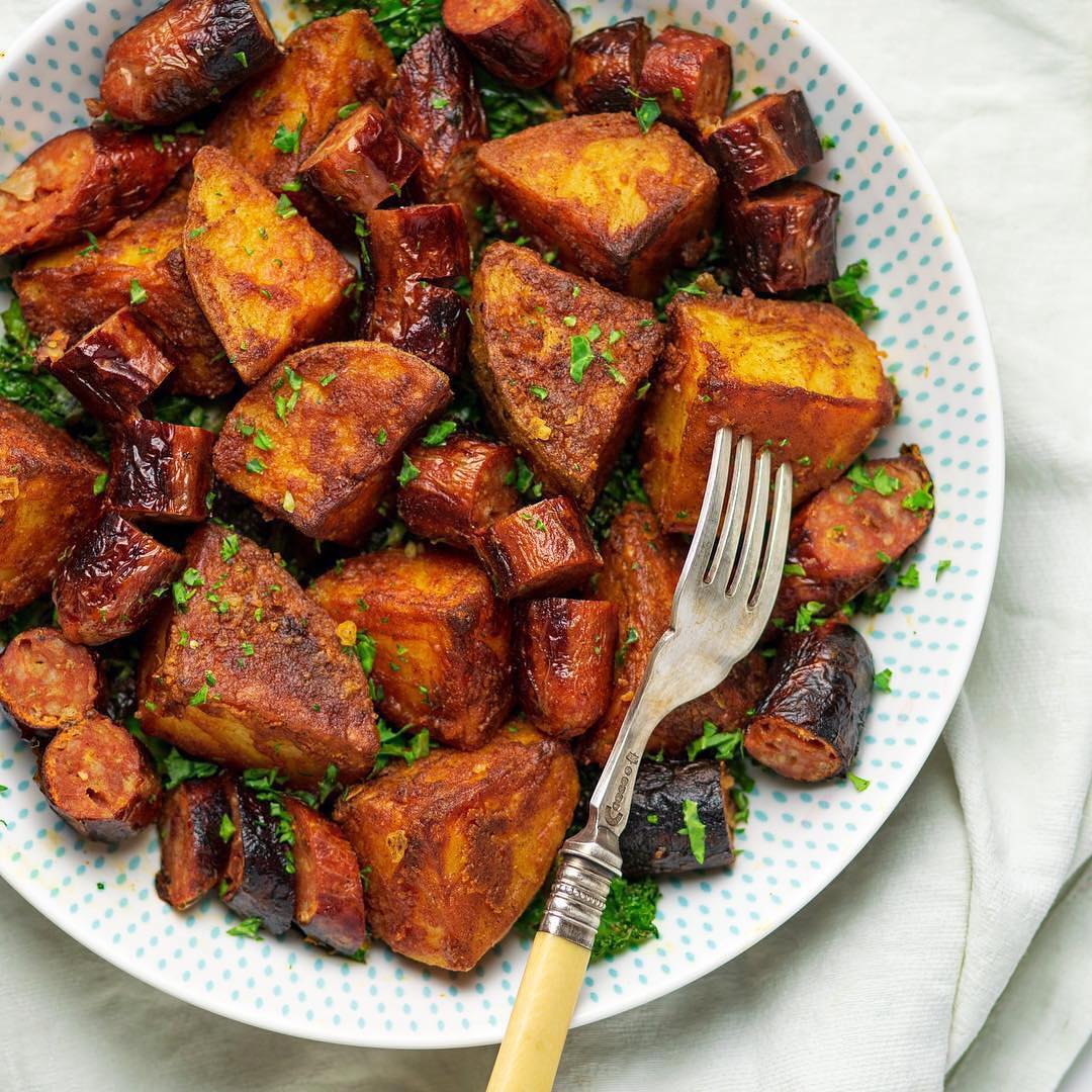 Chorizo Style Crispy Potatoes