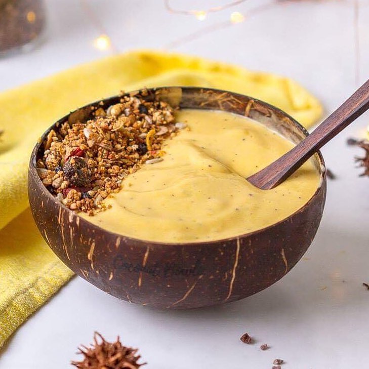 Refreshing Banana Mango Nicecream for Summer
