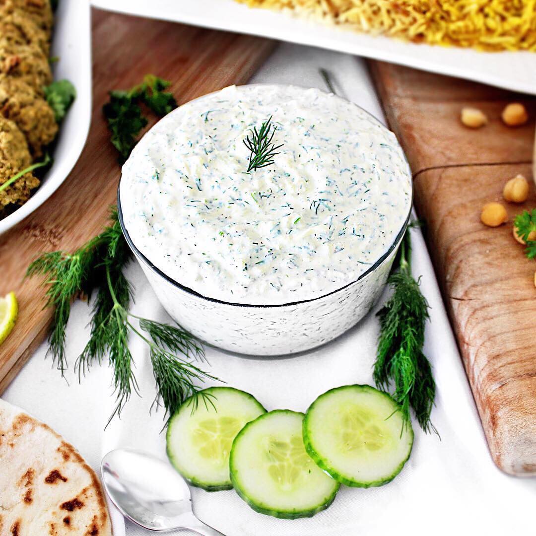 Dairy-Free Tzatziki with Tofu and Fresh Herbs