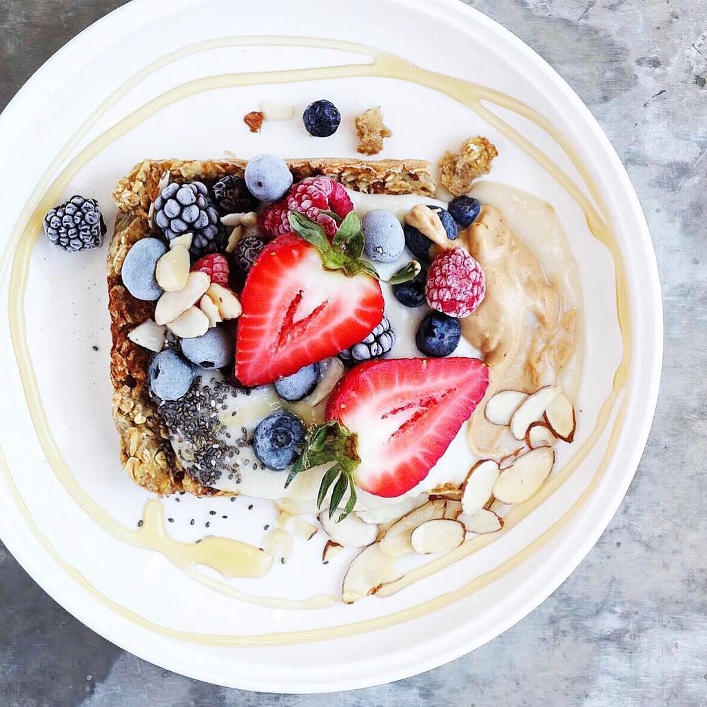 Healthy Vegan Baked Oatmeal with Nuts and Fruits