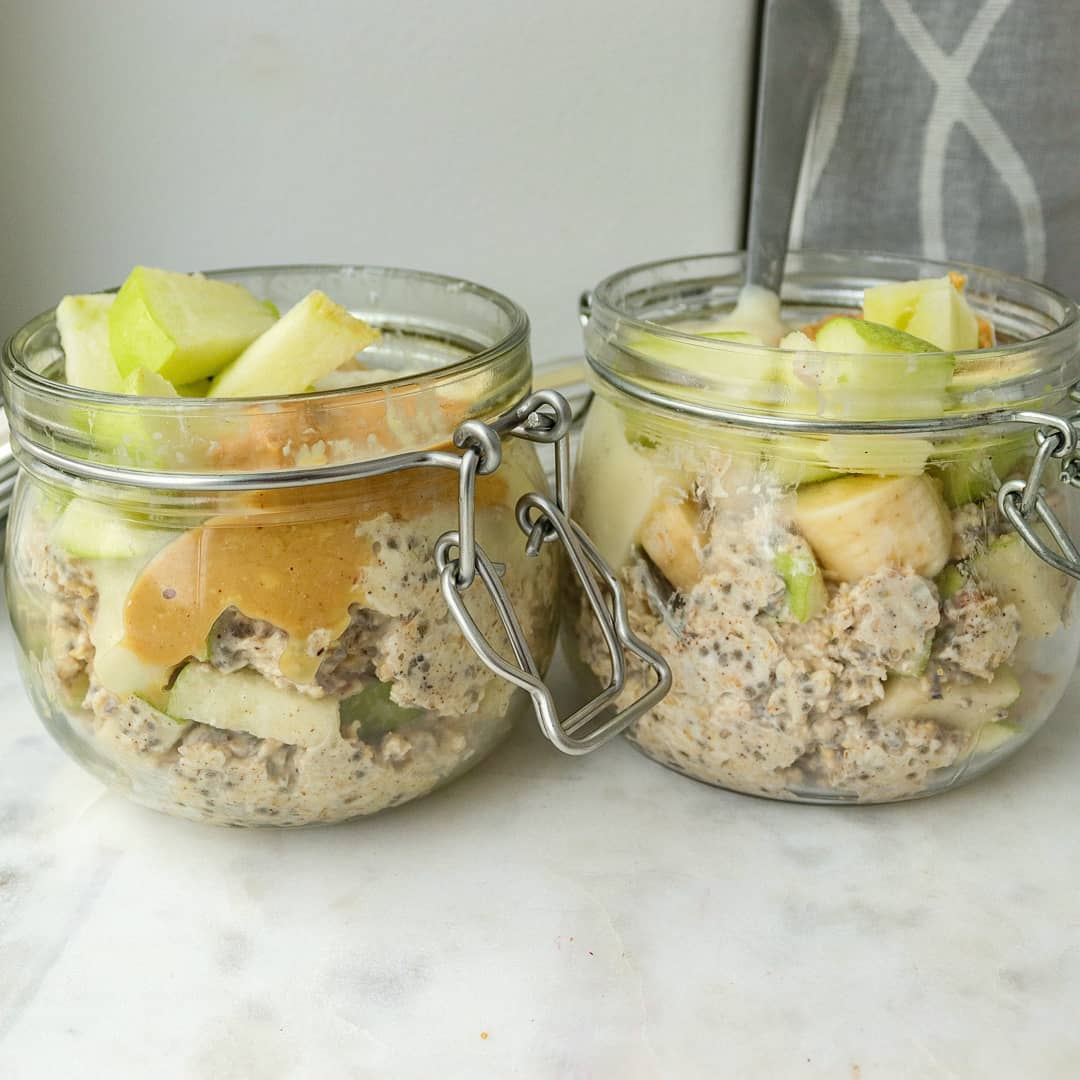 Homemade Apple Pie Overnight Oats