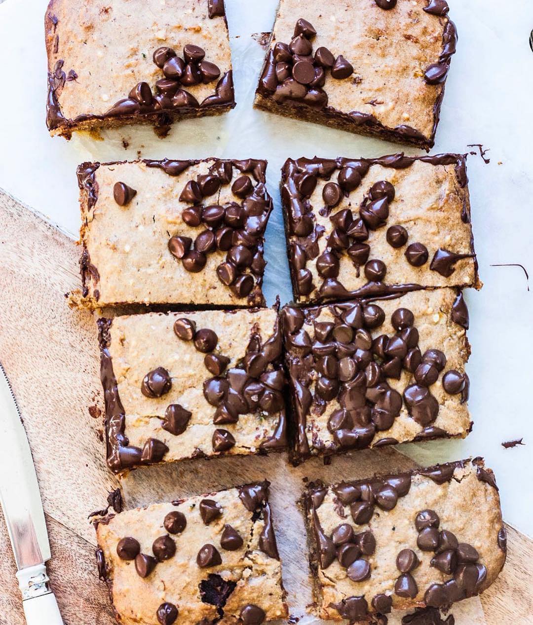 Choc Chip Banana Brownies
