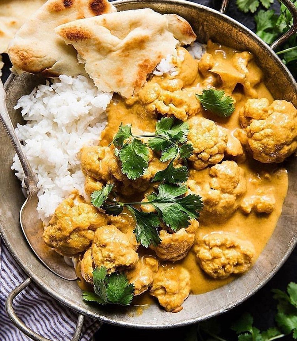 Kicking Off Day 2 with This Indian Style Coconut Cauliflower Curry