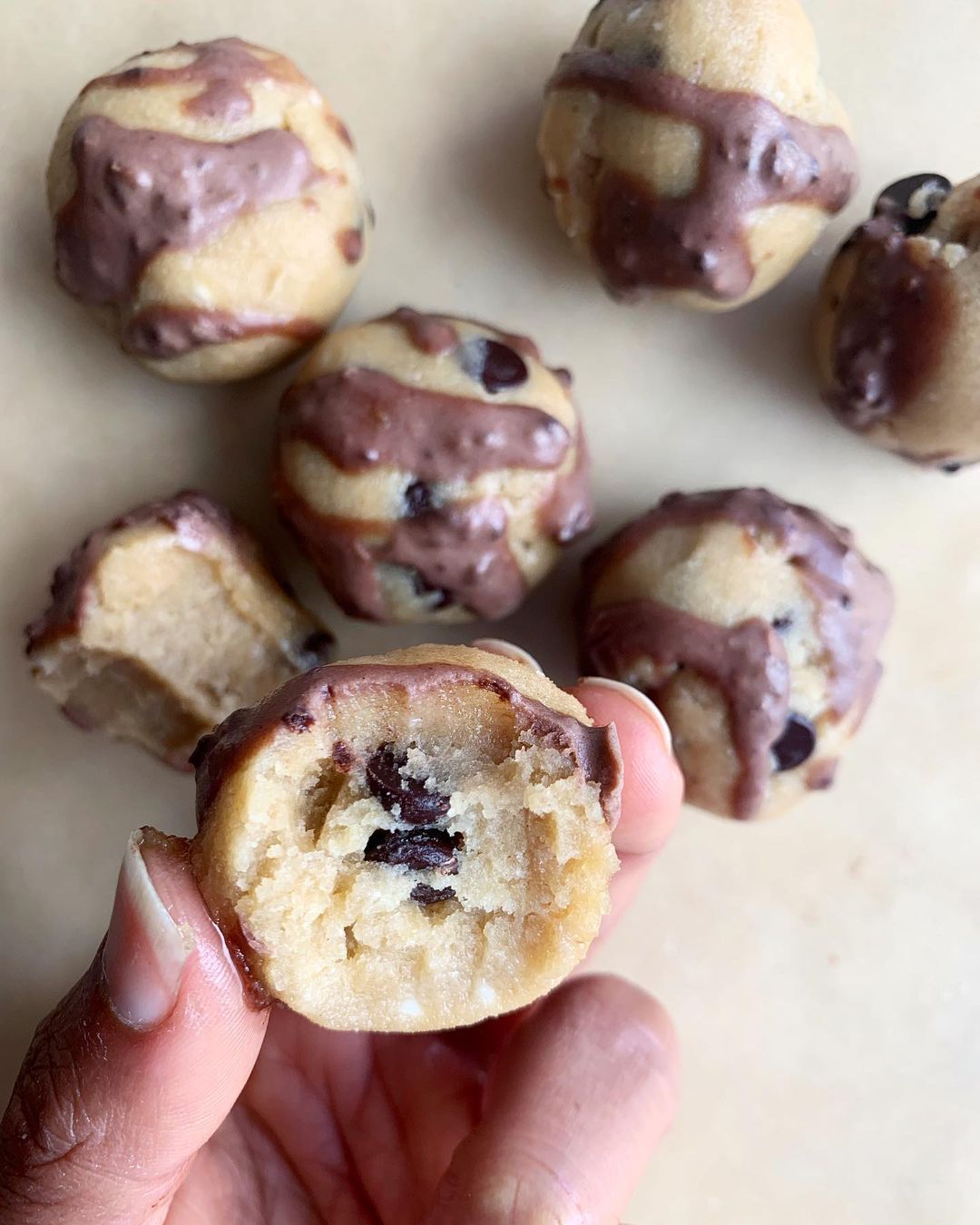 Raw Cookie Dough Balls