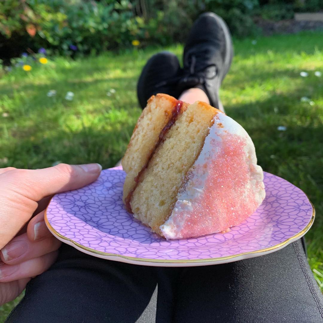 Favorite Victoria Sponge Cake in Sunshine