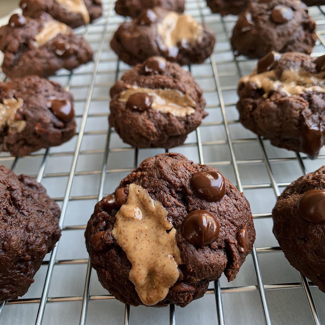 Double Chocolate Almond Butter Cookies