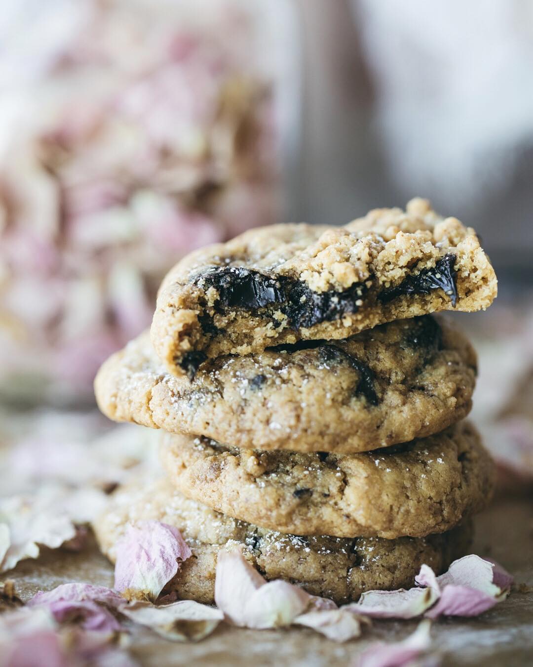 Gooey Gluten-Free Vegan Chocolate Chip Cookies