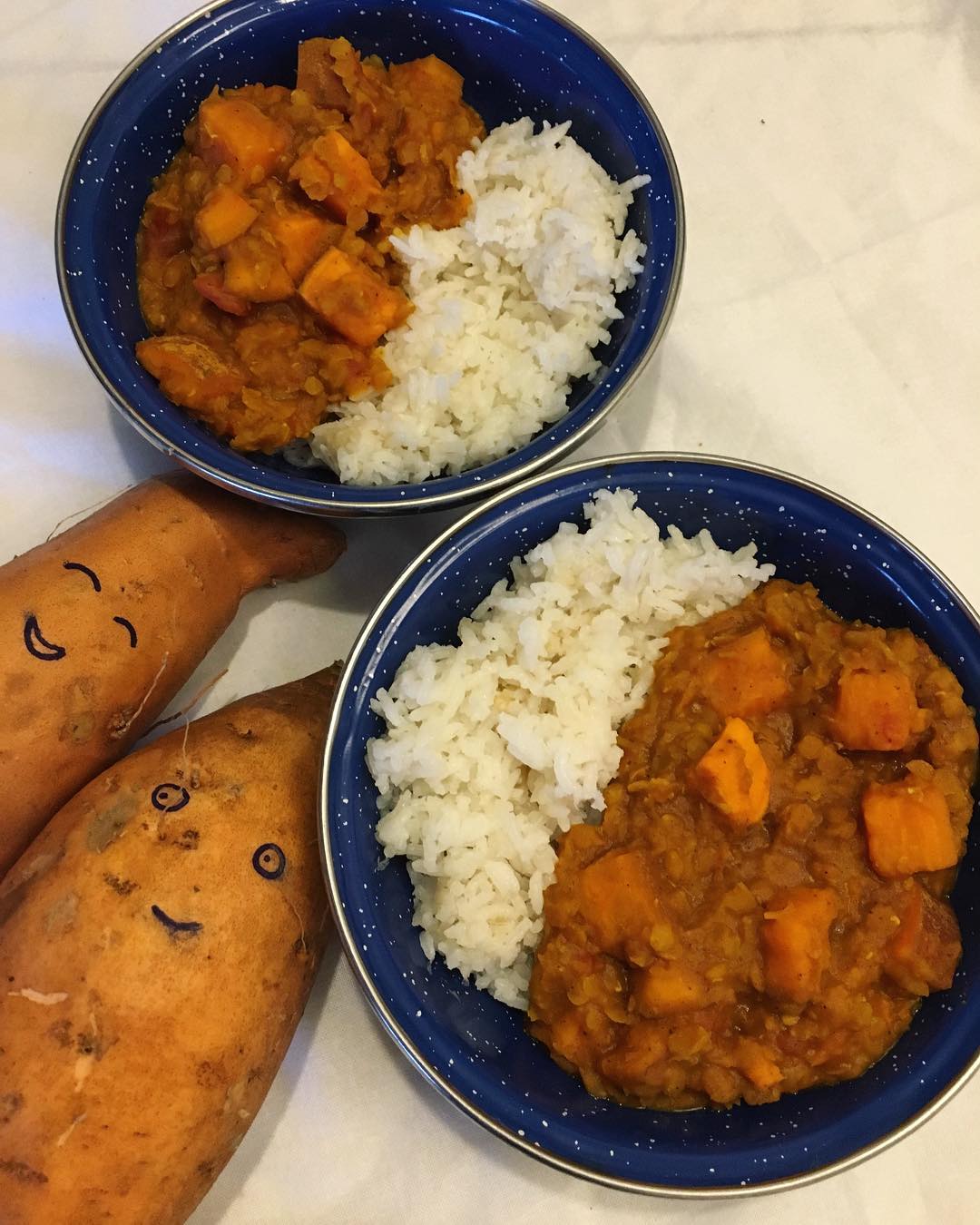 Sweet Potato Red Lentil Curry
