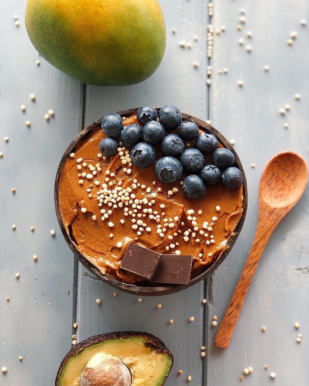 Mango Chocolate Avocado Nicecream