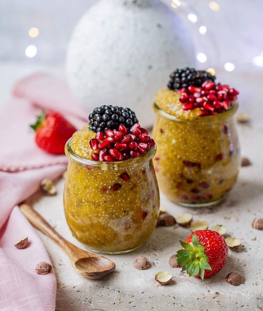 Homemade Mango Chia Pudding