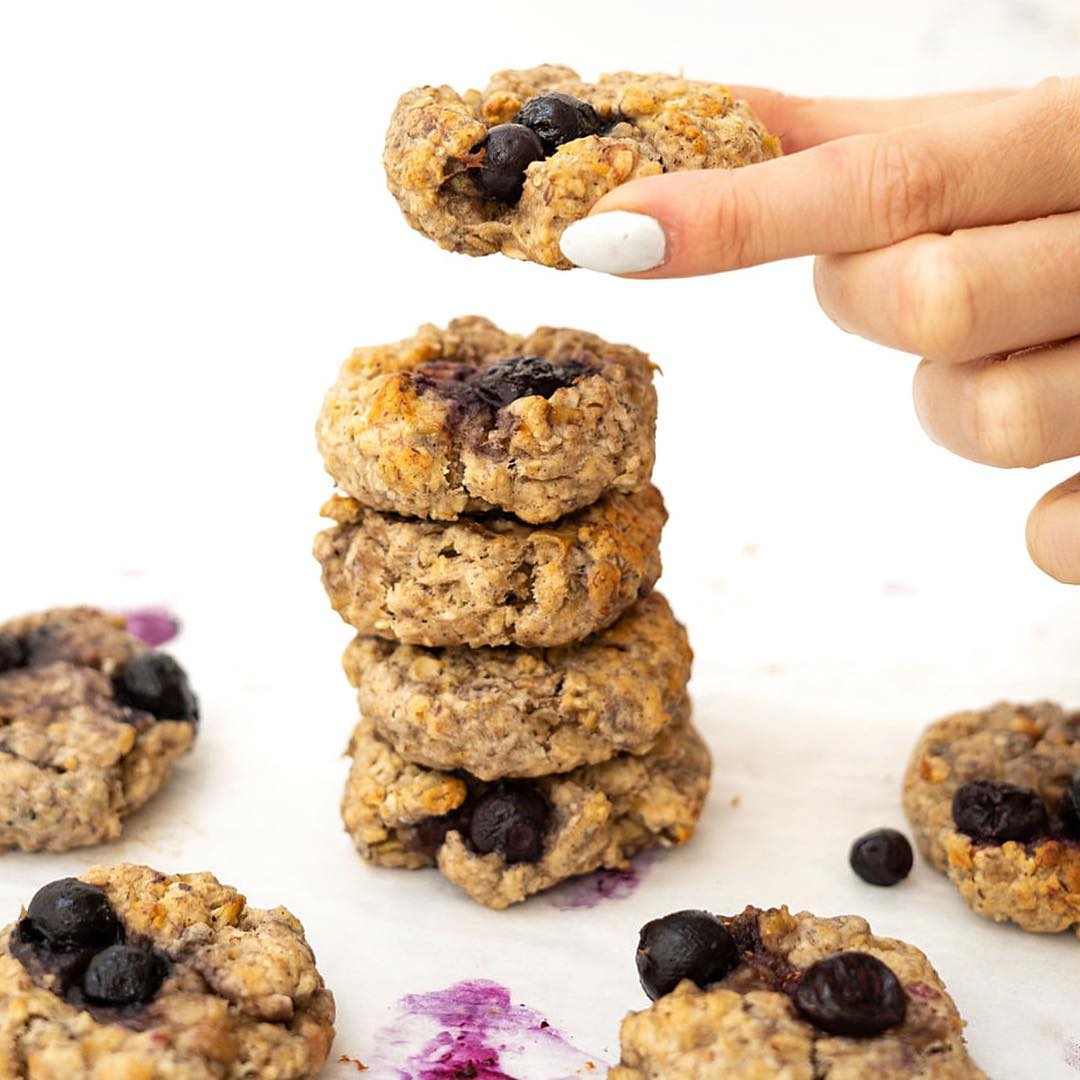 Blueberry Breakfast Cookies
