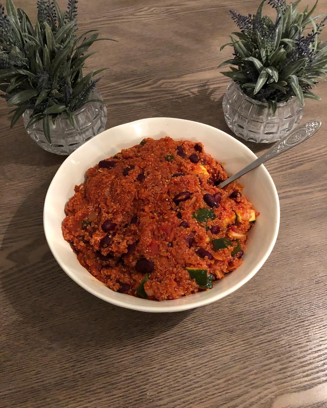 Spicy Quinoa and Vegetable Chili