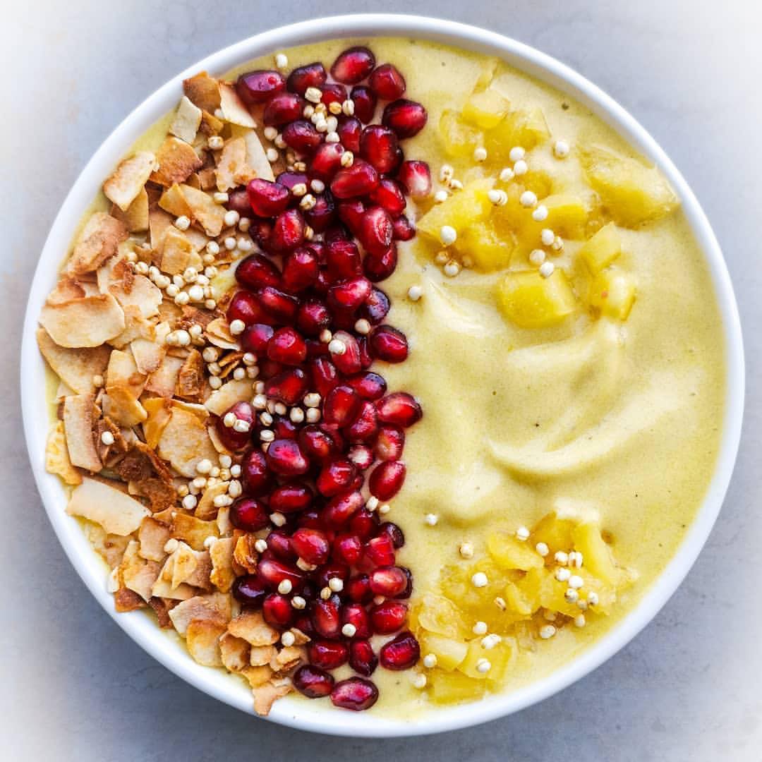 Easy Turmeric Banana Pineapple Nicecream