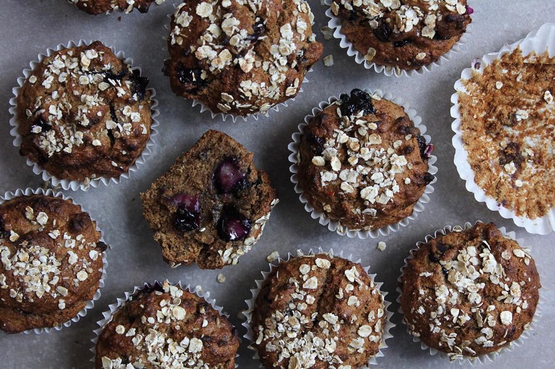 Blueberry and Banana Muffins