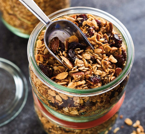 Quinoa Cranberry Almond Granola
