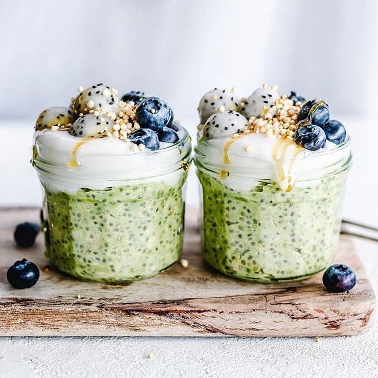 Matcha Chia Overnight Oats