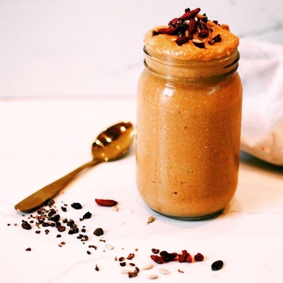 High Protein Chocolate Crunch Smoothie