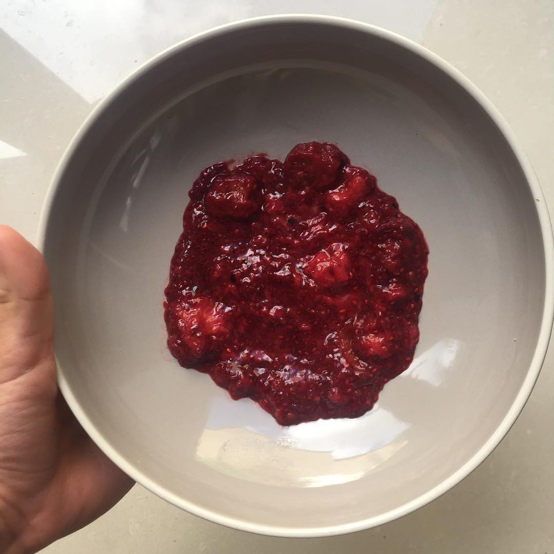 Vegan Chia Jam and Peanut Butter Roly Poly Bake