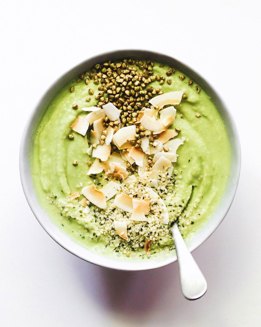 Frosty Matcha Smoothie Bowl