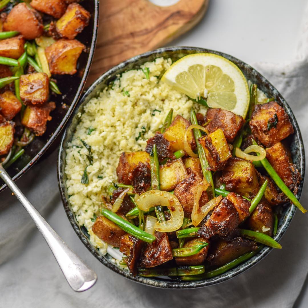Crispy Potato and Green Beans