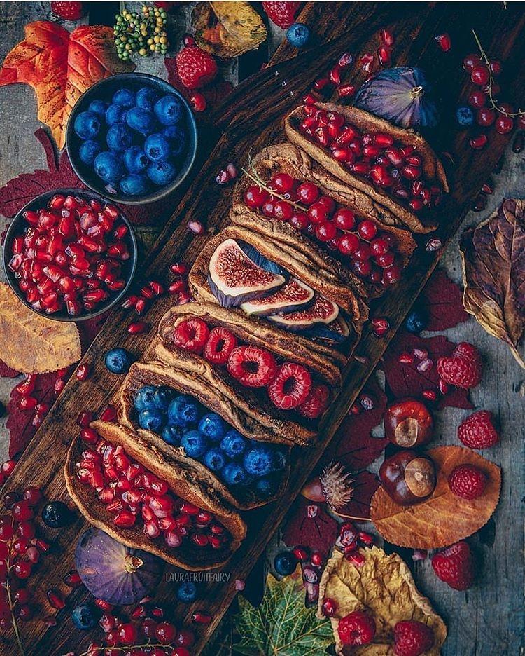 Taco Shaped Pancakes with Favorite Fruits