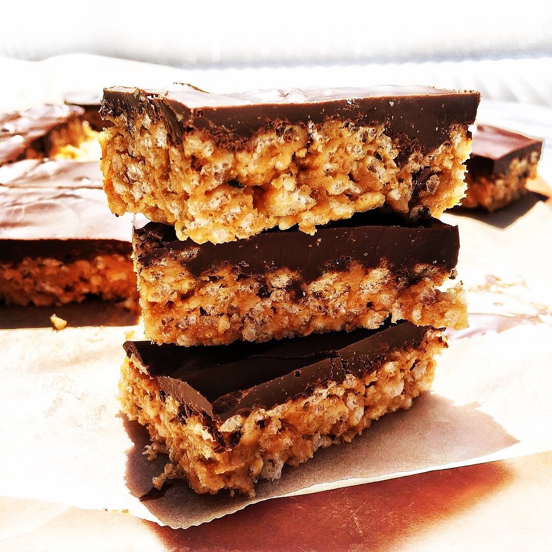 Peanut Butter Chocolate Hemp Bars