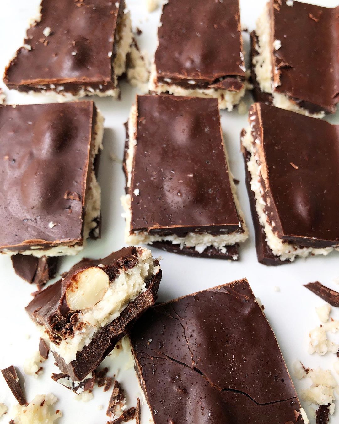 Homemade Almond Joy Candy Bars