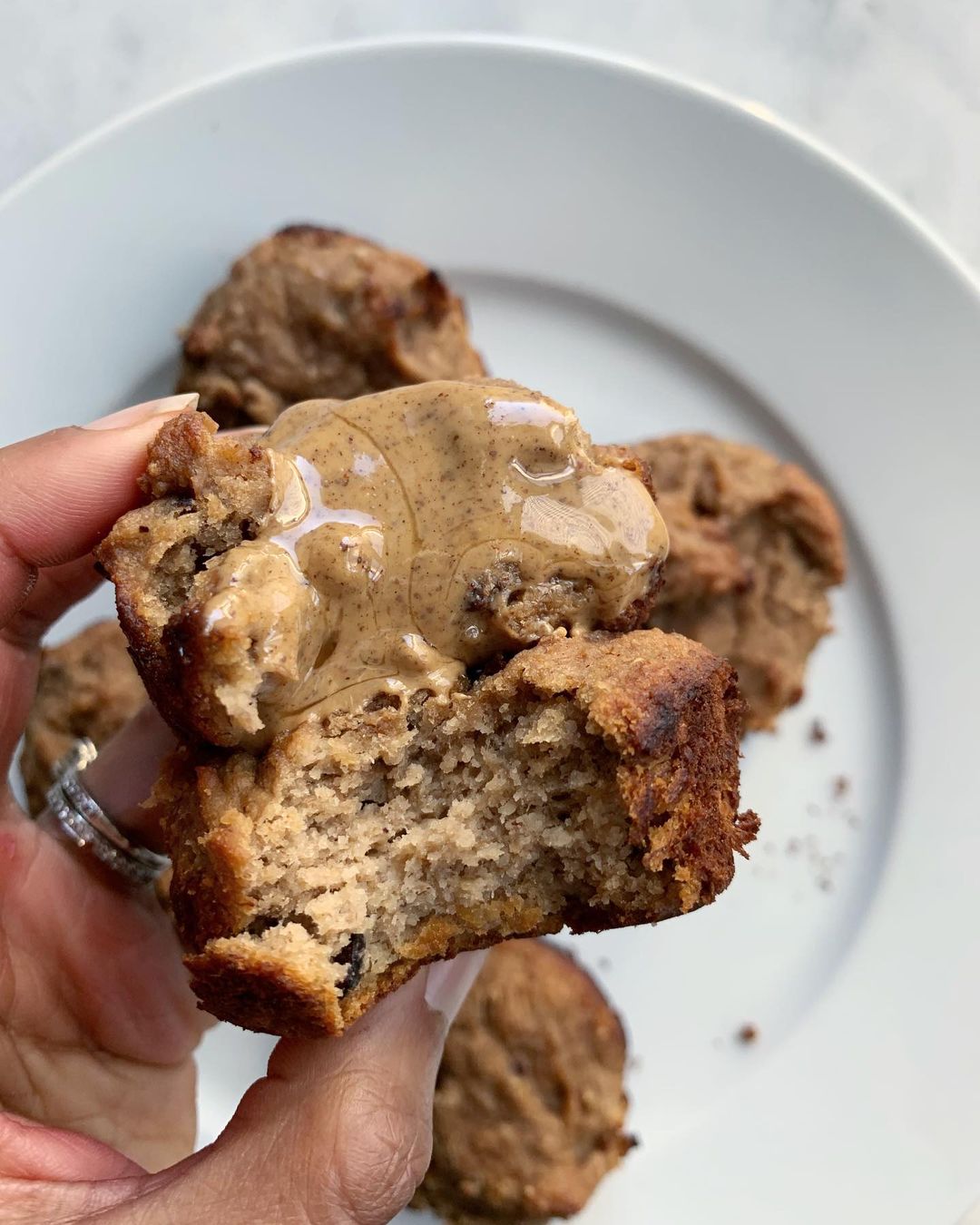 Gingerbread Banana Muffins Packed with Protein and Fiber