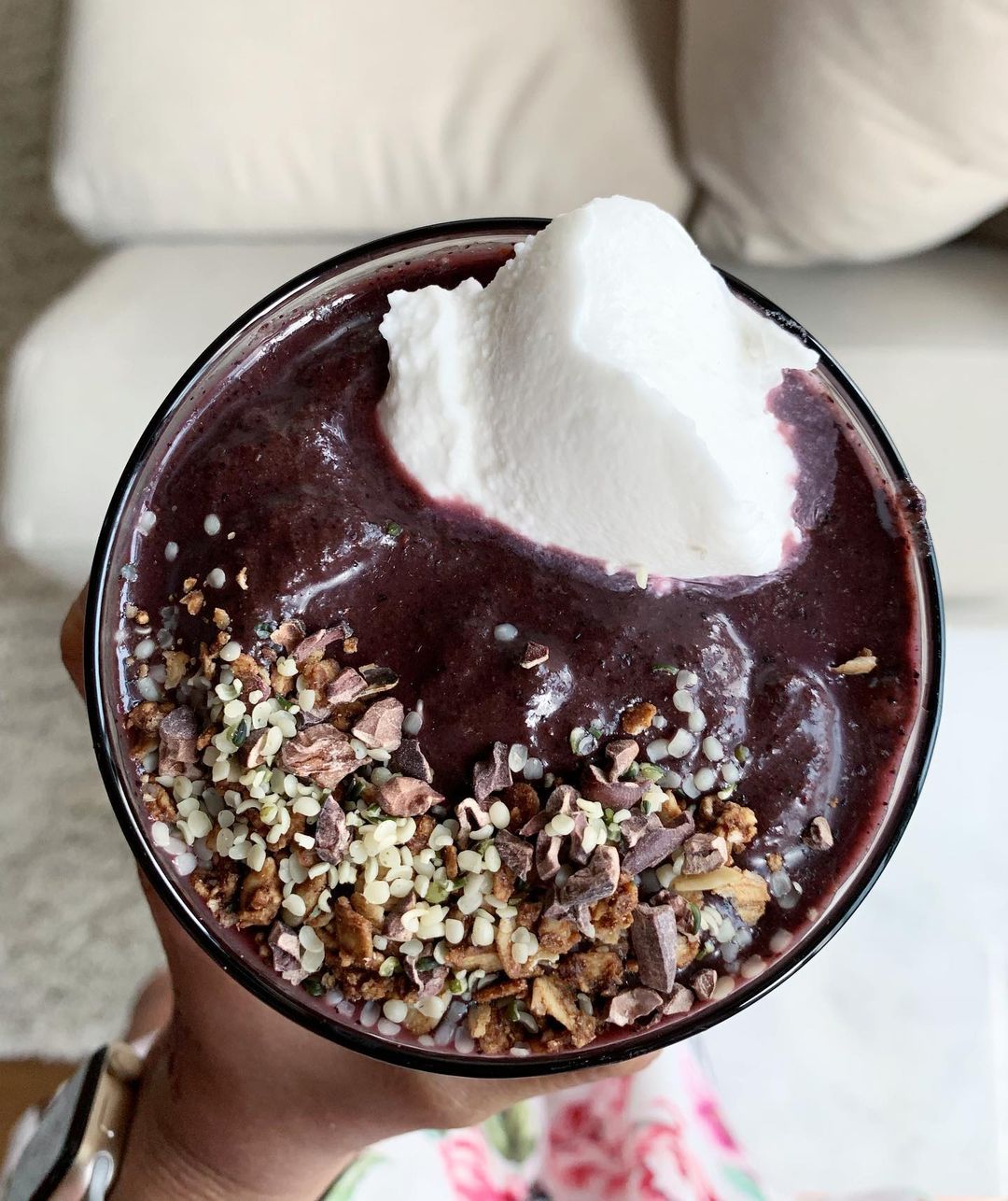Nutritious Purple Antioxidant Smoothie Blend