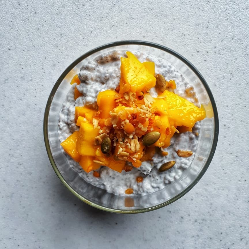 Mango Chia Pudding Parfait