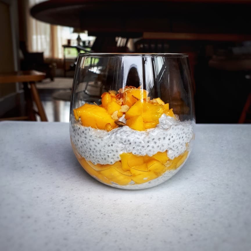 Mango Chia Pudding Parfait