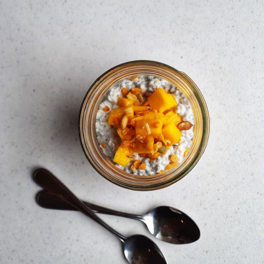 Mango Chia Pudding Parfait
