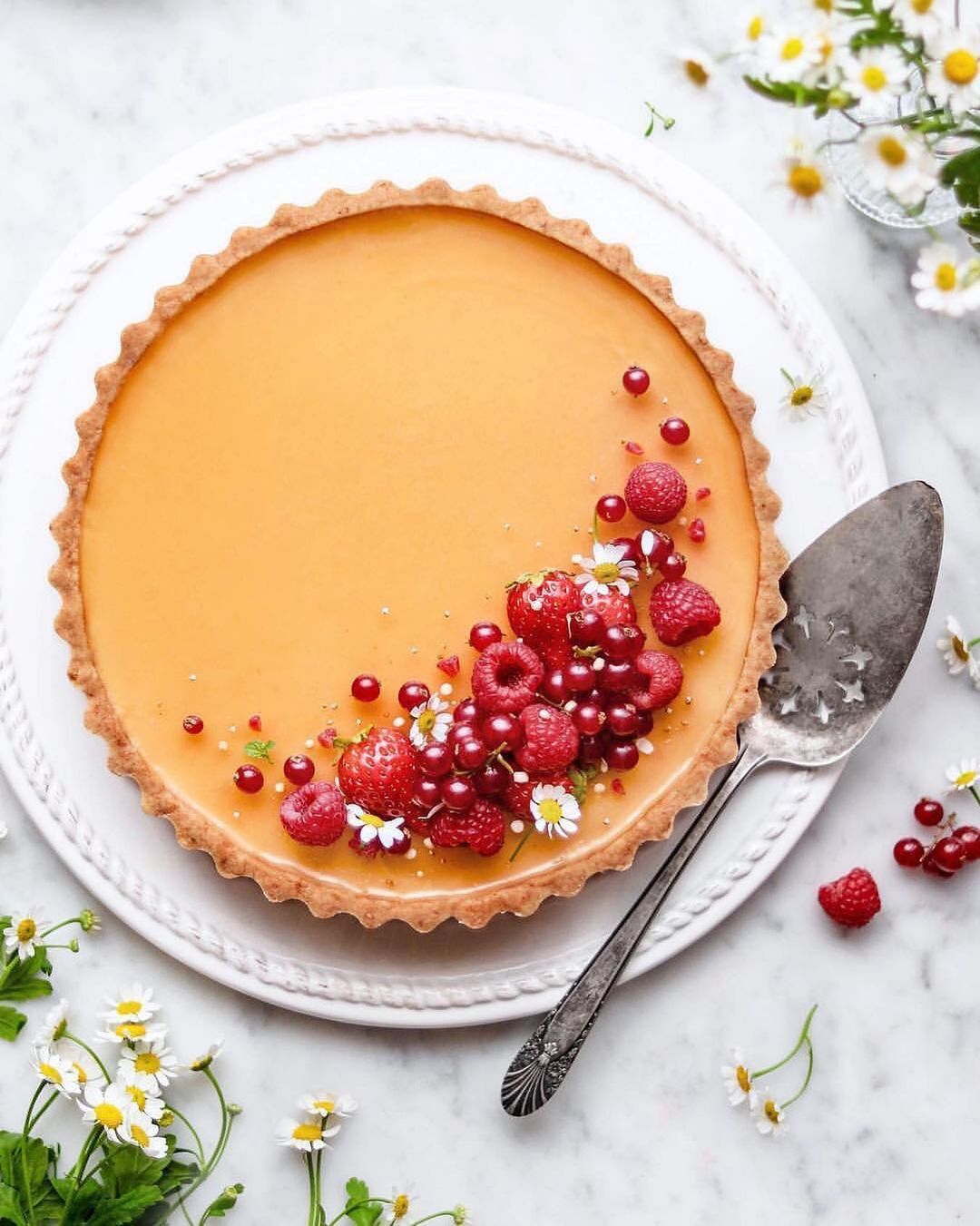 Citrus Chamomile Spring Tart