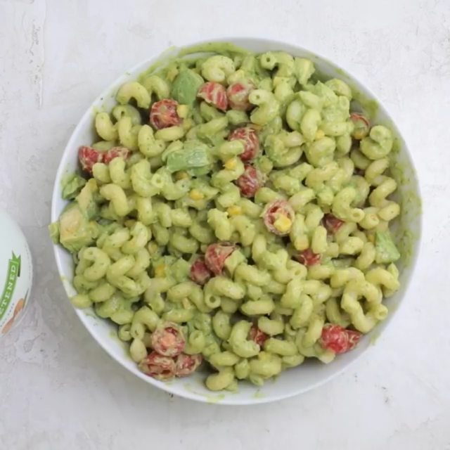 Creamy Avocado Almond Milk Pasta