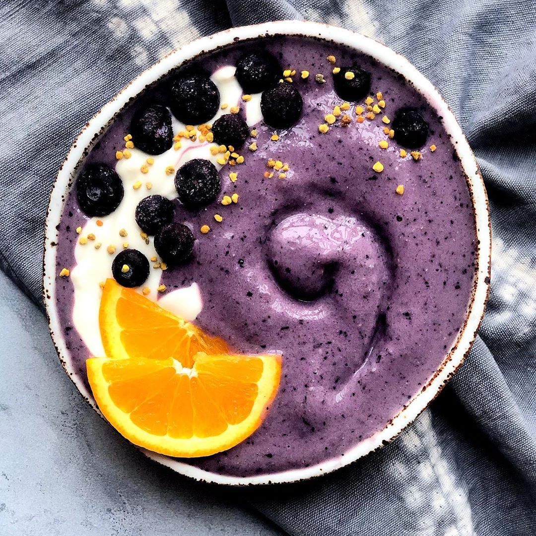 Blueberry Citrus Smoothie Bowl