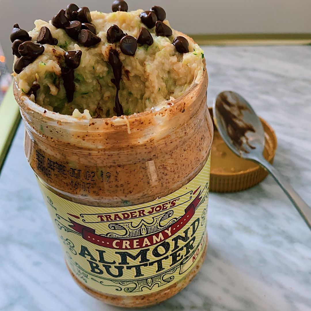 Vegan Protein Zoats with Almond Butter and Chocolate