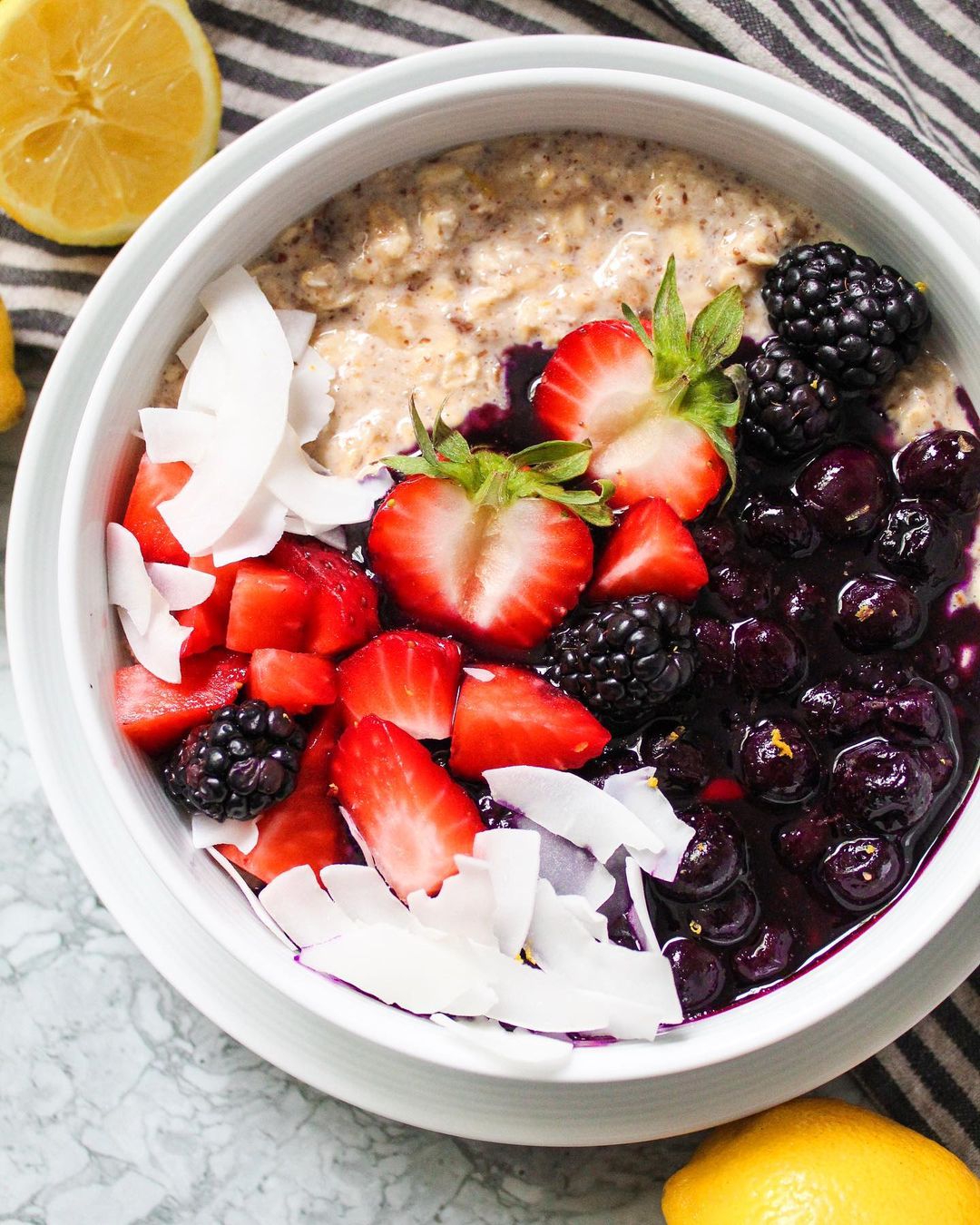 Lemon Blueberry Overnight Oats