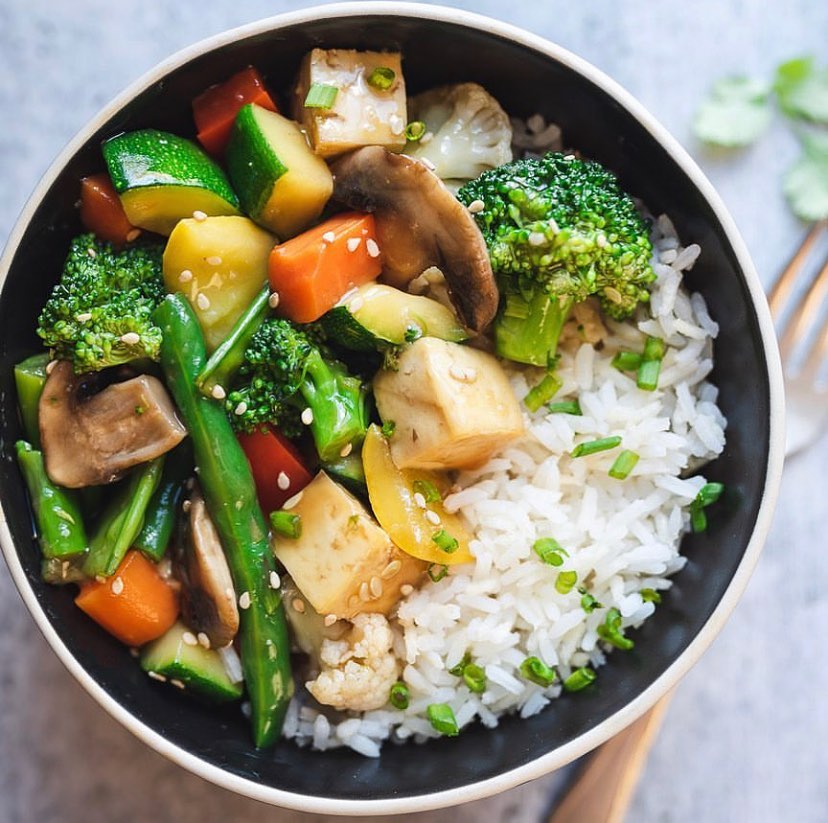 Tofu and Vegetable Stir-Fry