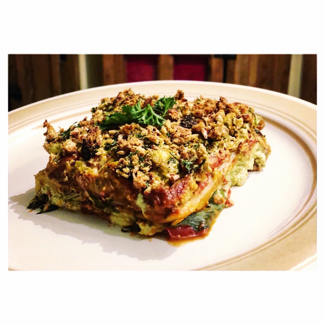 Vegan Gluten-Free Cauliflower Cheese Lasagna