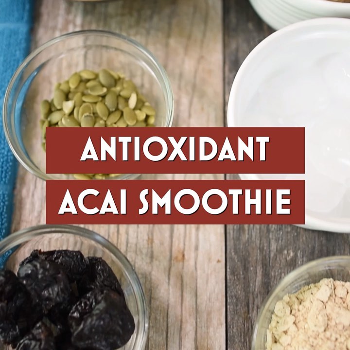 Antioxidant Smoothie with Acai and Banana