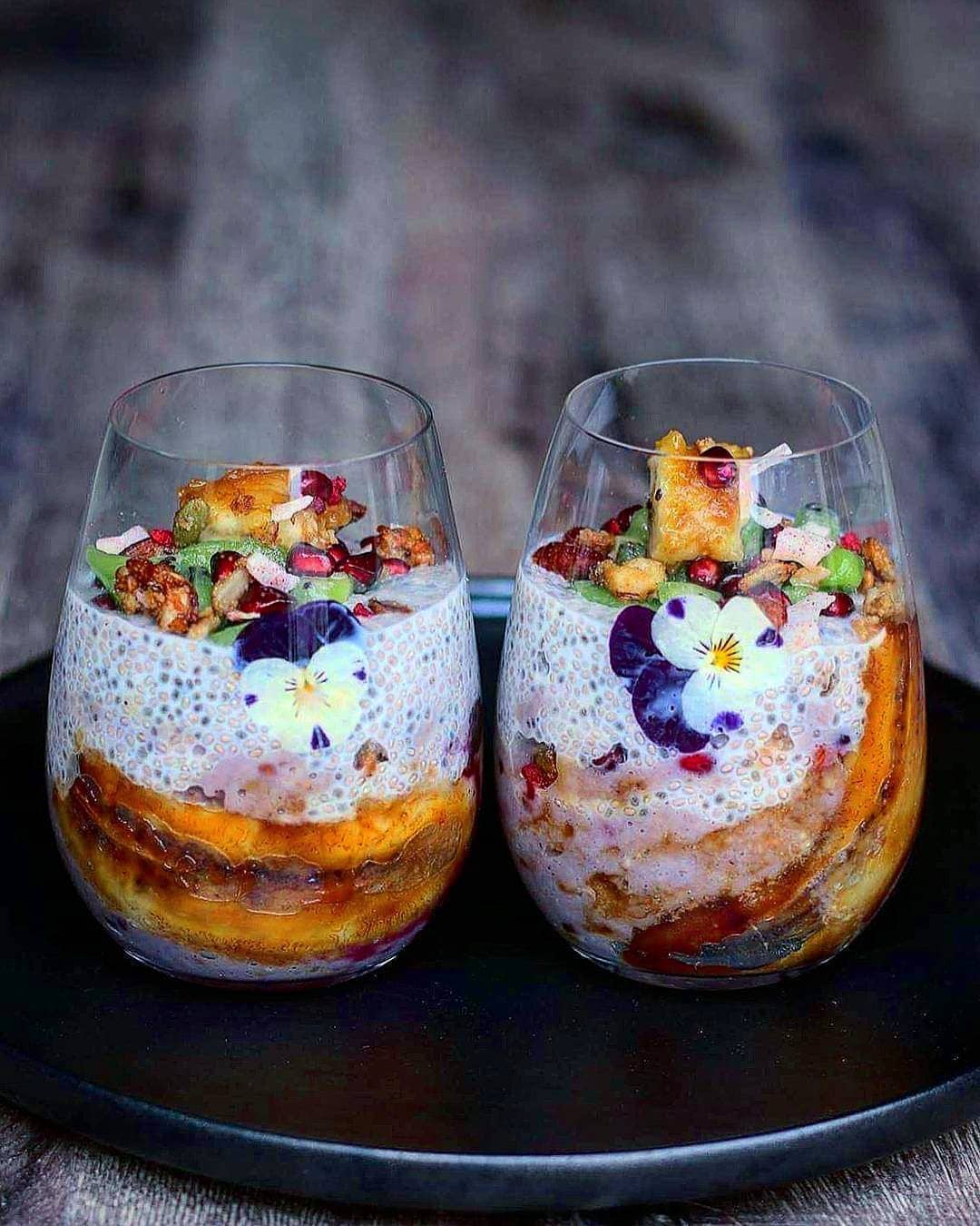 Overnight Chia Oats Pudding