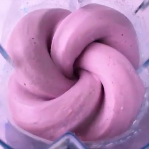 Purple Vanilla Nice Cream with Spirulina
